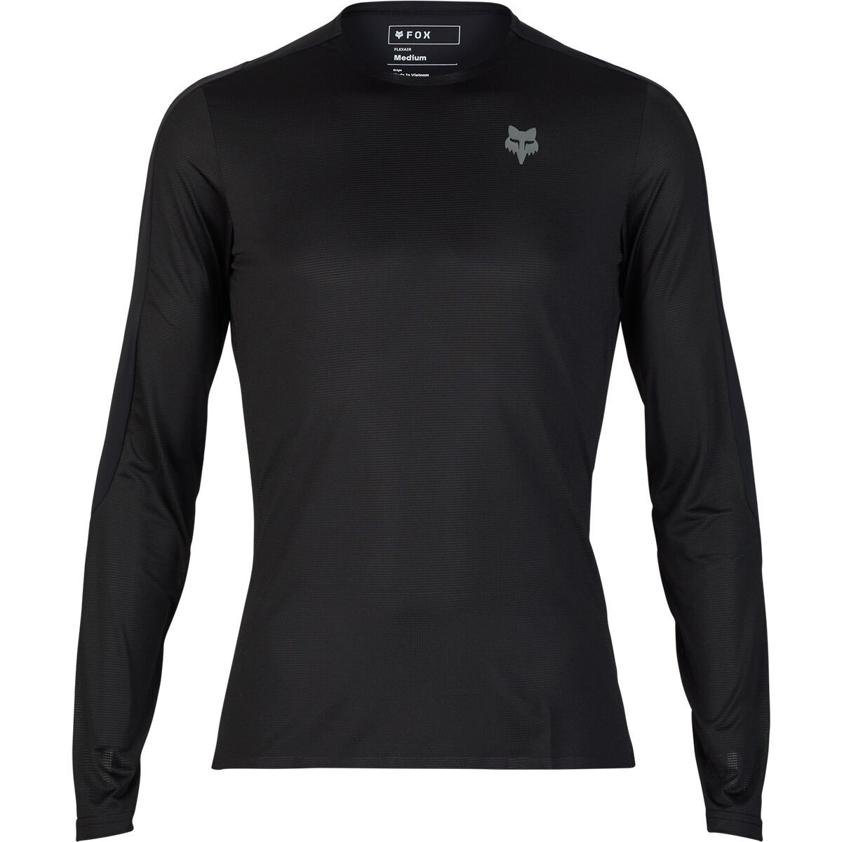 Image of Fox Racing Flexair Ascent Long-Sleeve Jersey - Men's Black 2024, M