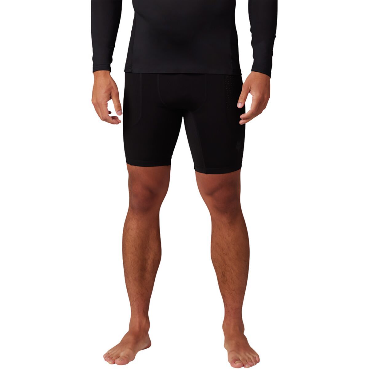 Image of Fox Racing TecBase Compression Short - Men's Black, S