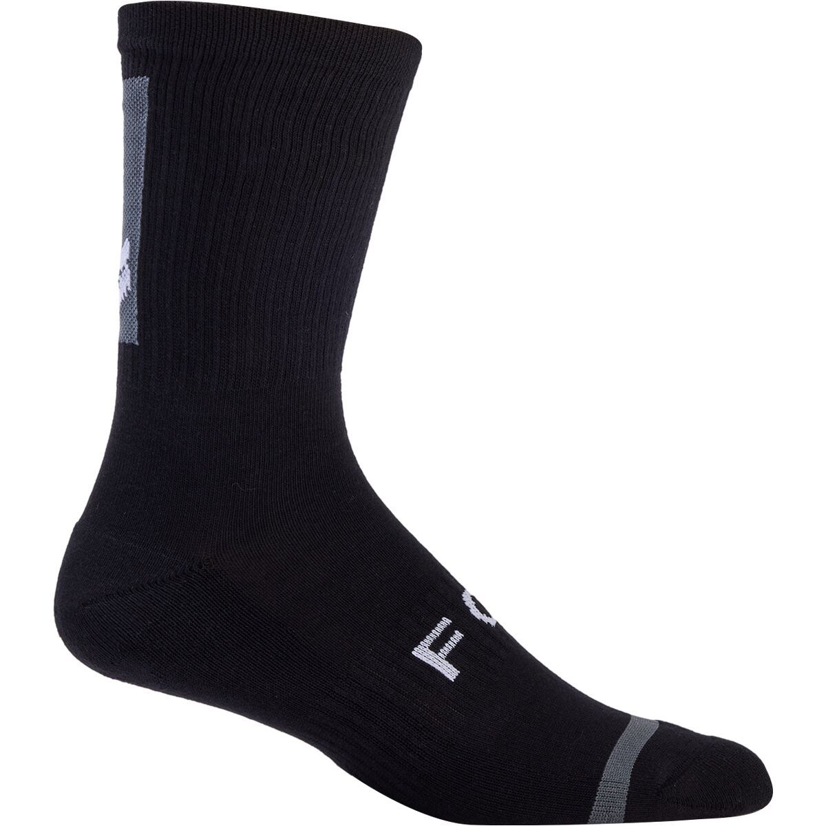 Image of Fox Racing Defend 8in Sock Black, L/XL
