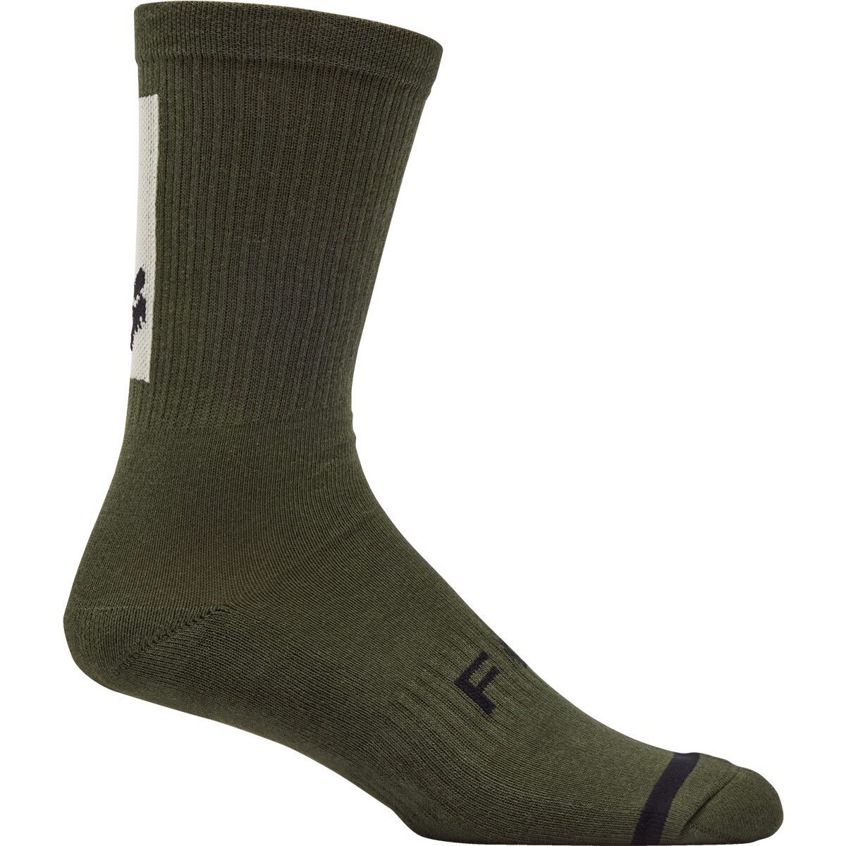 Image of Fox Racing Defend 8in Sock Olive Green, L/XL
