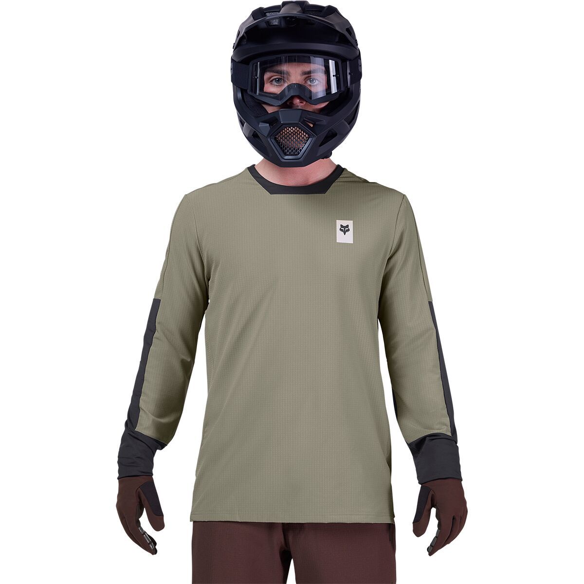 Image of Fox Racing Defend Thermal Jersey - Men's Adobe, XL