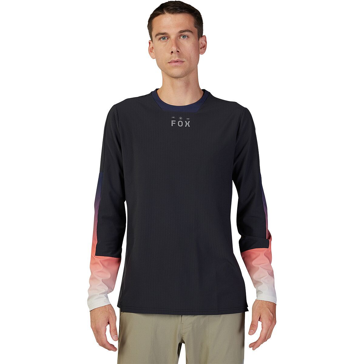 Image of Fox Racing Defend Thermal Jersey - Men's Lunar Black, XXL