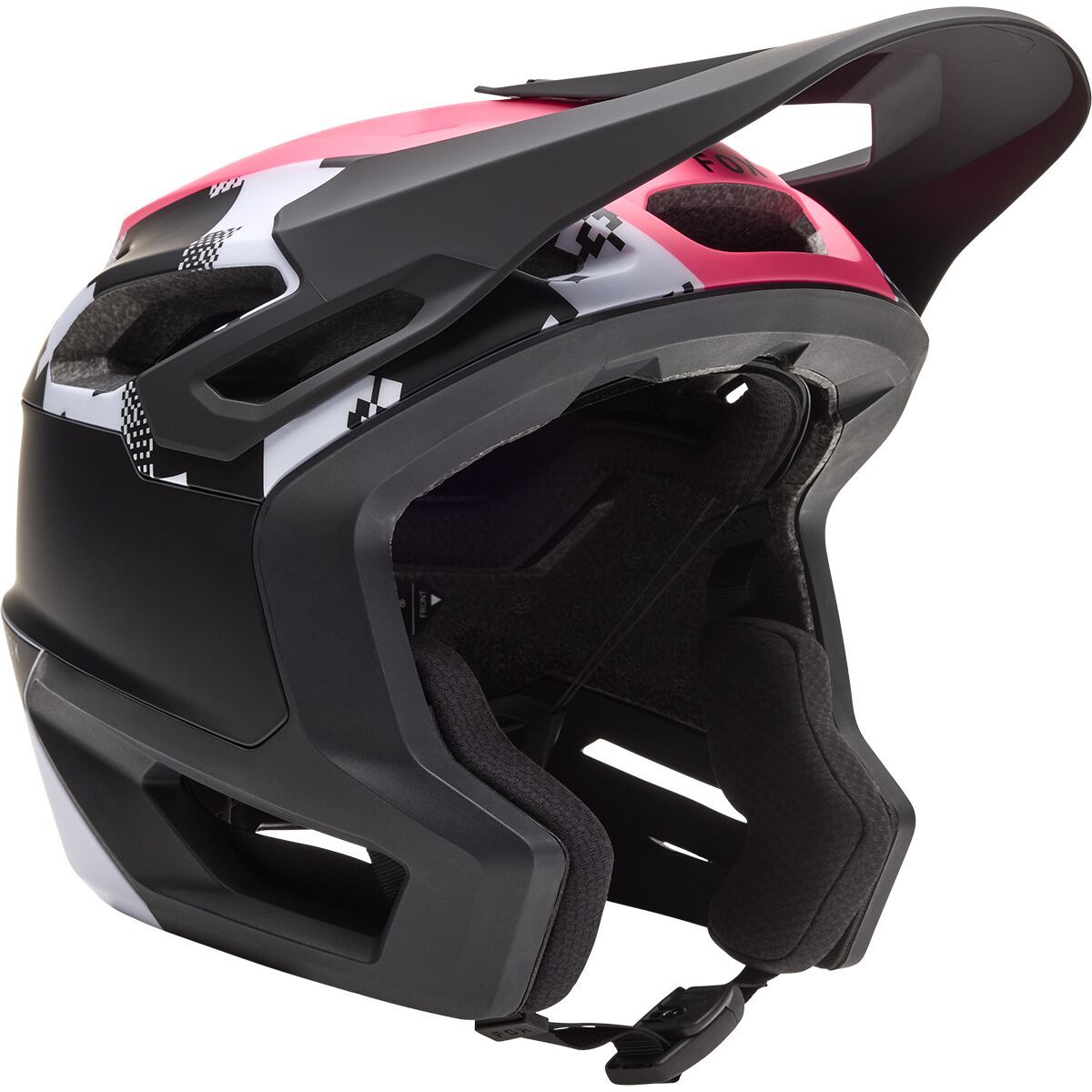 Image of Fox Racing Dropframe Pro Helmet Digi Image Black/White, L