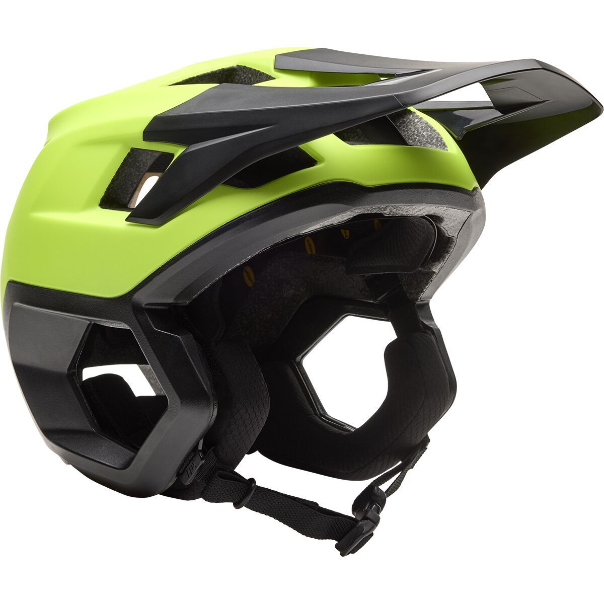 Image of Fox Racing Dropframe MIPS Helmet Florescent Yellow, S