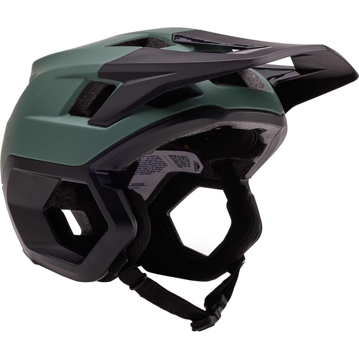 Image of Fox Racing Dropframe MIPS Helmet Hunter Green, M