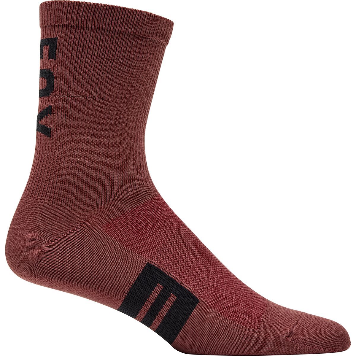 Image of Fox Racing Flexair Merino 6in Sock Rust, S/M