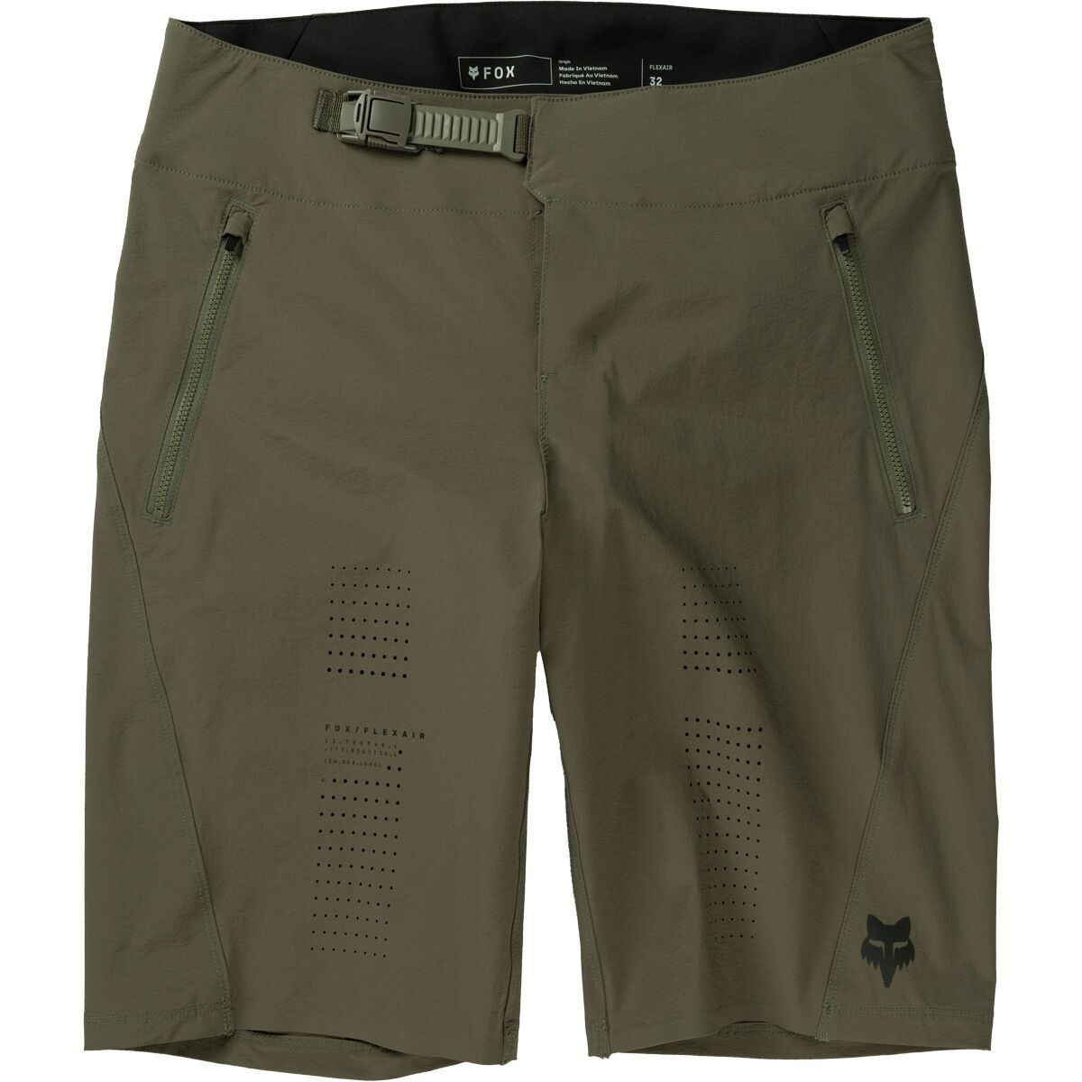Fox Racing Flexair Short + Liner - Men's Military, 36