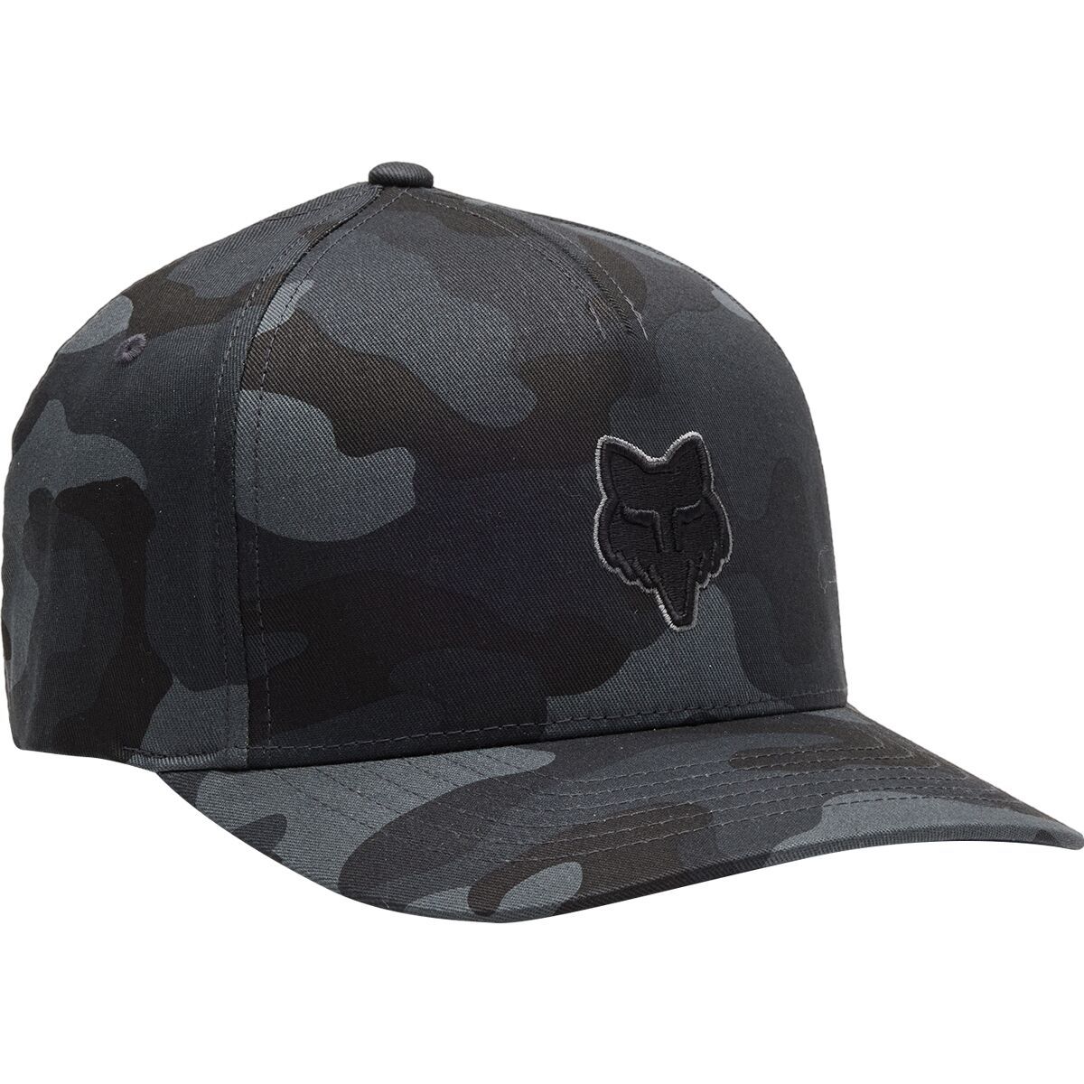 Image of Fox Racing Flexfit Hat Black Camo, S/M