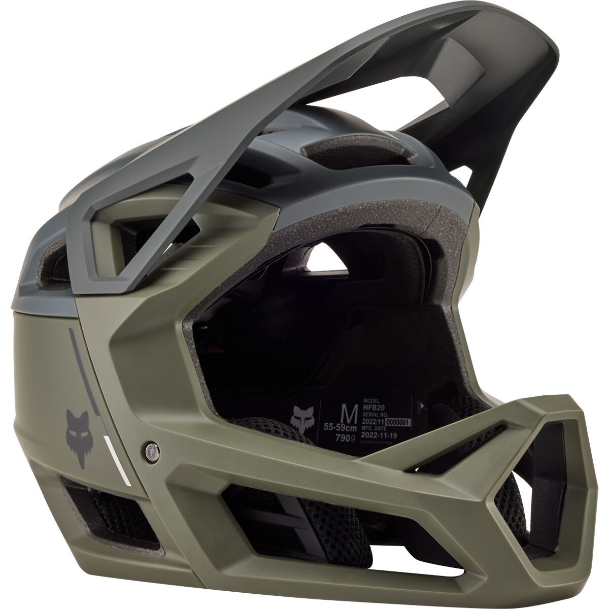 Fox Racing Proframe Helmet Olive Green Clyzo, L