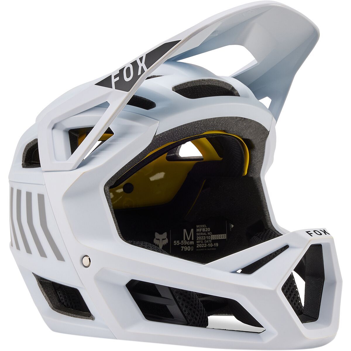 Fox Racing Proframe Helmet White Nace, S