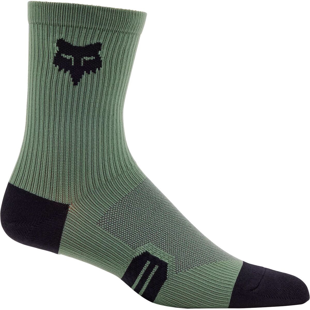 Fox Racing Ranger 6in Sock Hunter Green, XS/S