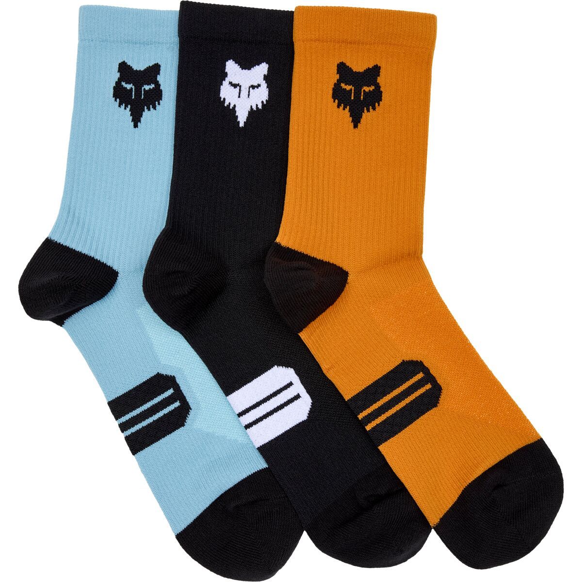 Fox Racing Ranger 6in Sock - 3-Pack Multi2, L/XL