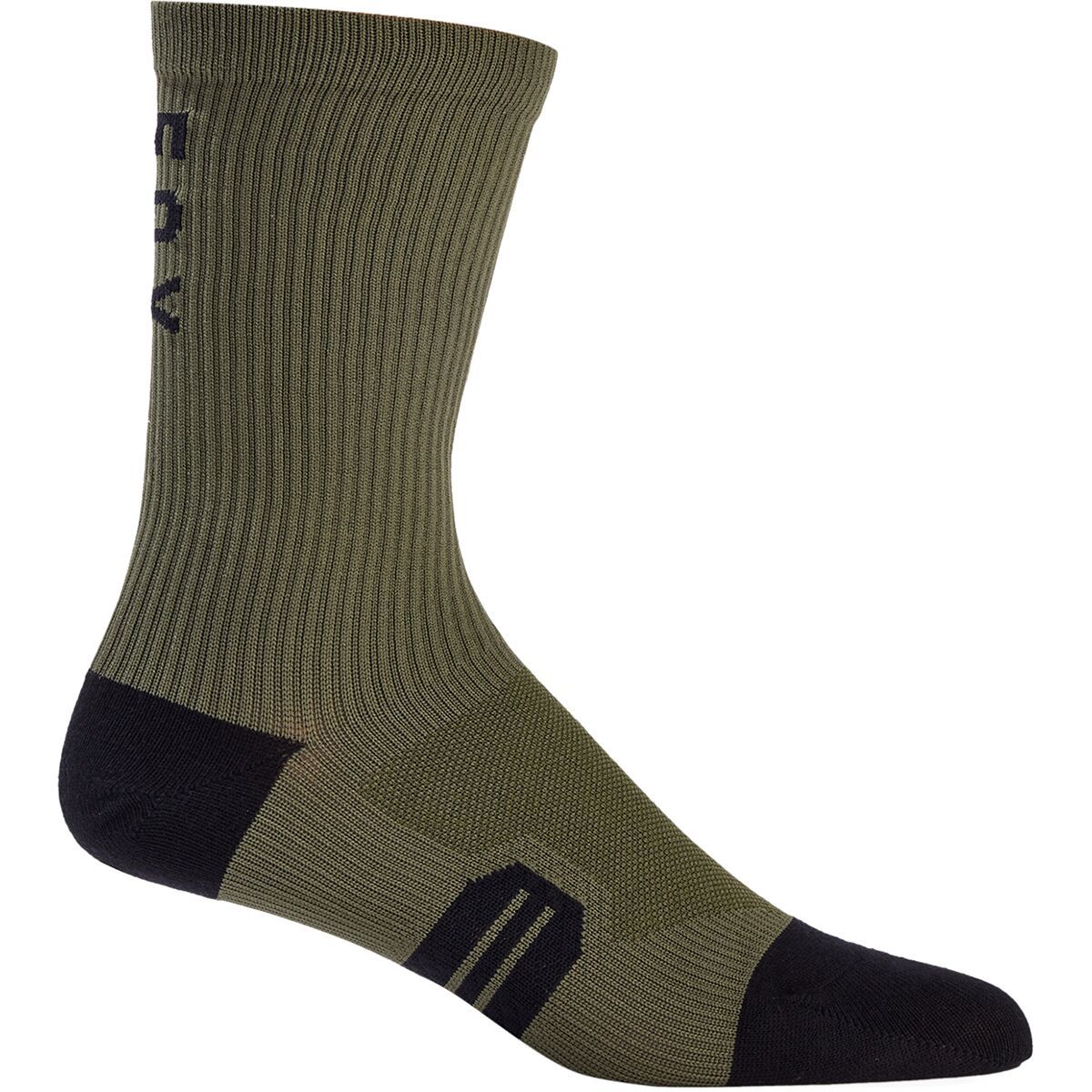 Fox Racing Ranger 8in Sock Olive Green, XS/S