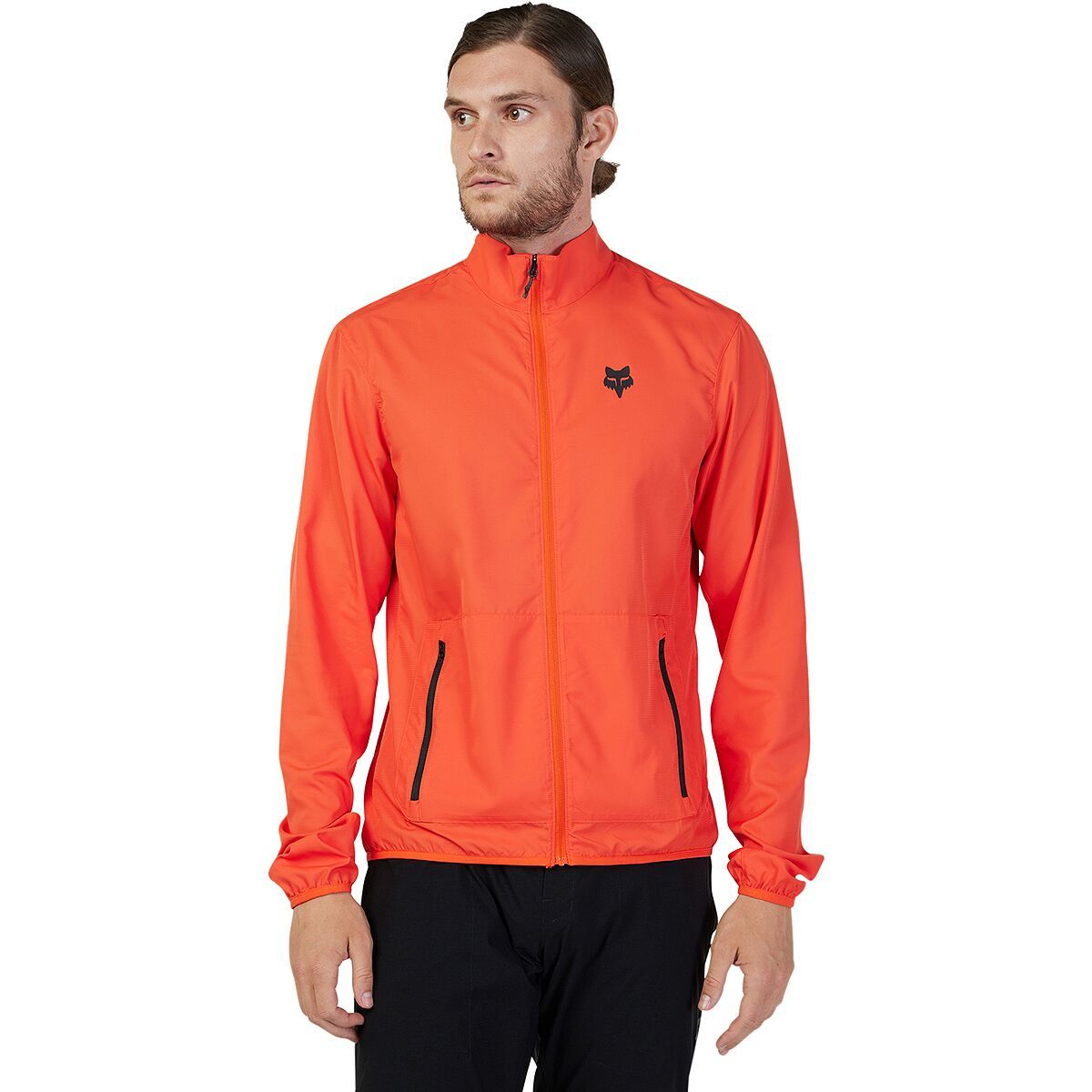 Fox Racing Ranger Wind Jacket - Men's Orange Flame, L