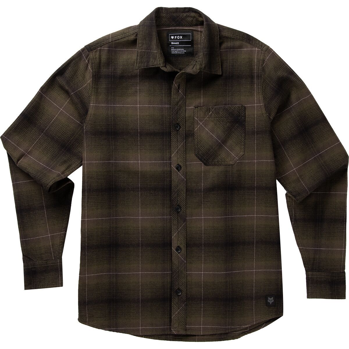 Image of Fox Racing Source Flannel - Men's Olive Green, L