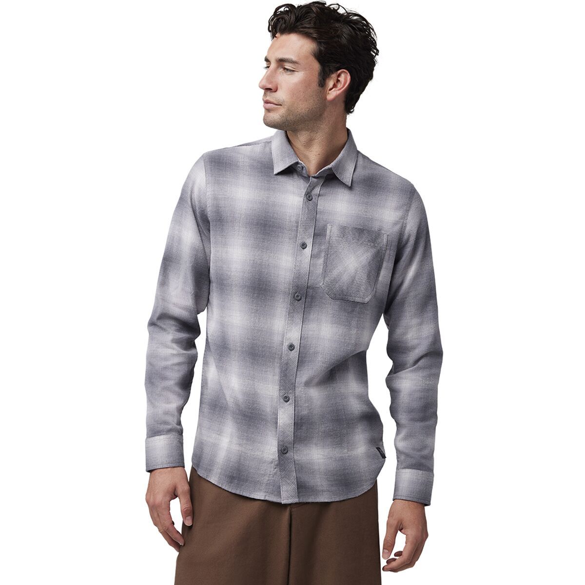 Image of Fox Racing Survivalist Flannel - Men's Light Grey, M