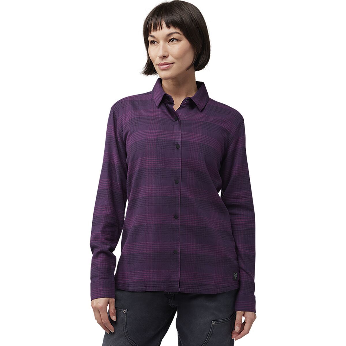 Image of Fox Racing Survivalist Stretch Flannel - Women's Dark Purple, L
