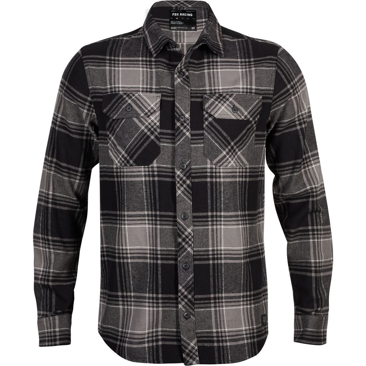 Fox Racing Traildust Flannel - Men's Black, XL