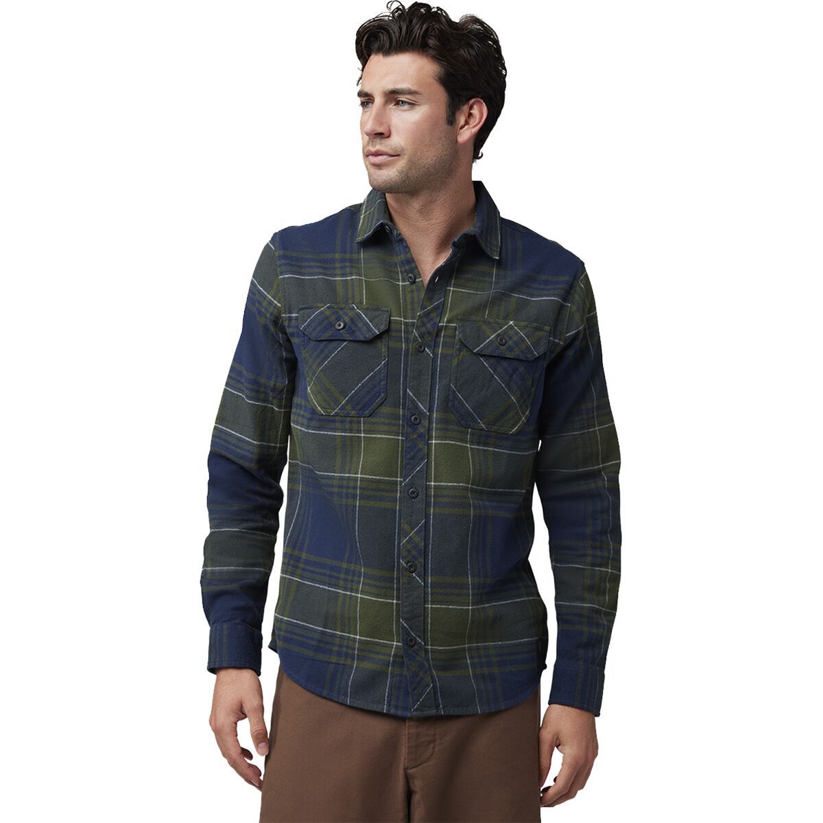 Image of Fox Racing Traildust Flannel - Men's Midnight, L