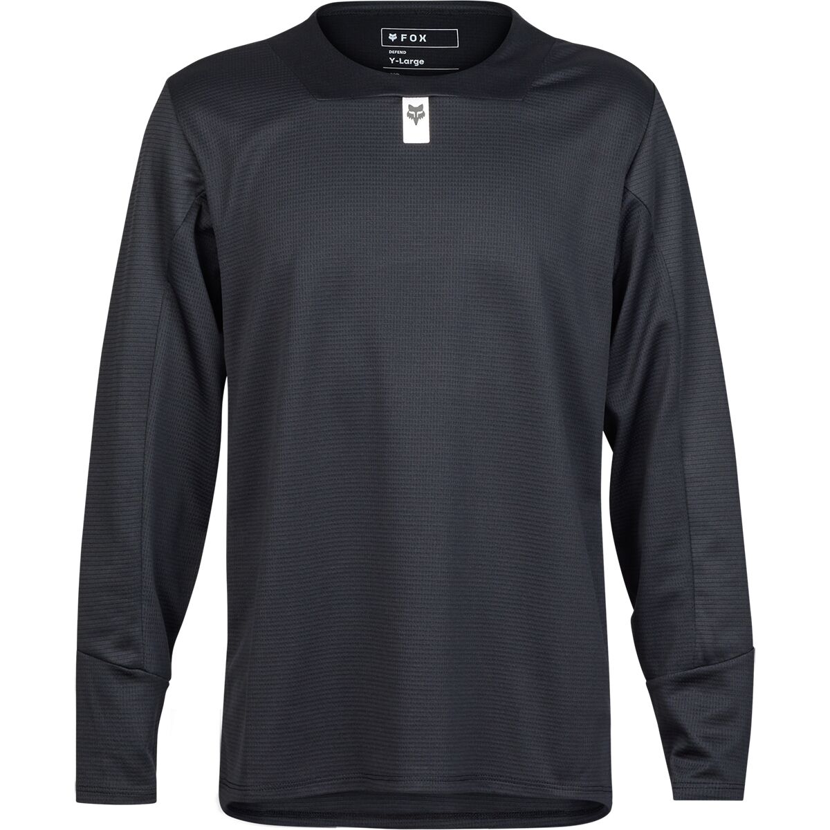 Image of Fox Racing Defend Long-Sleeve Jersey - Kids' Black, M