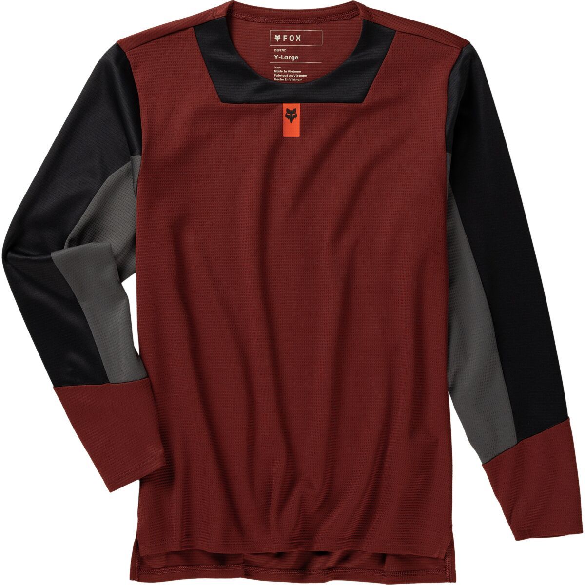 Image of Fox Racing Defend Long-Sleeve Jersey - Kids' Rust, M