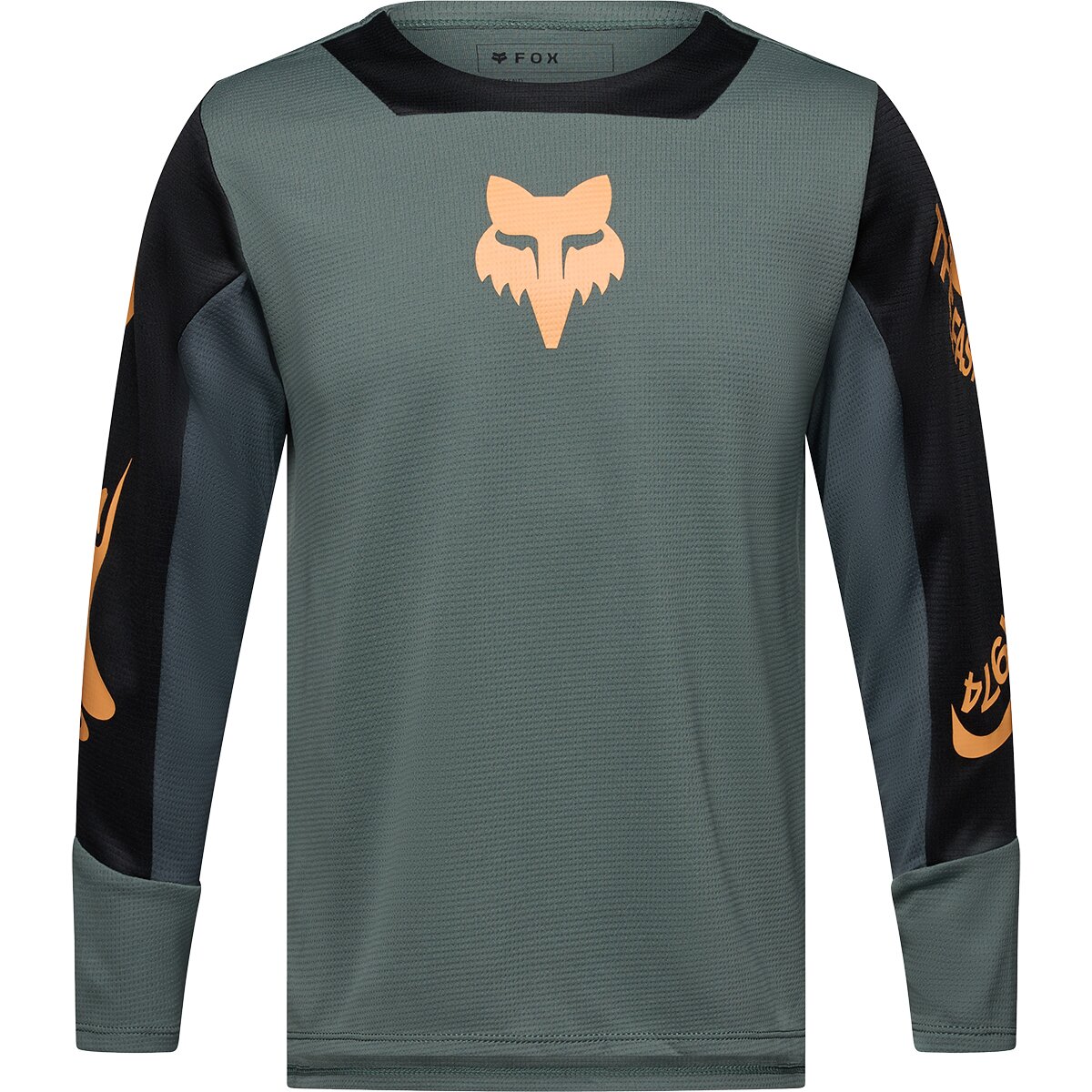 Image of Fox Racing Defend Long-Sleeve Jersey - Kids' Sage Creation, XL