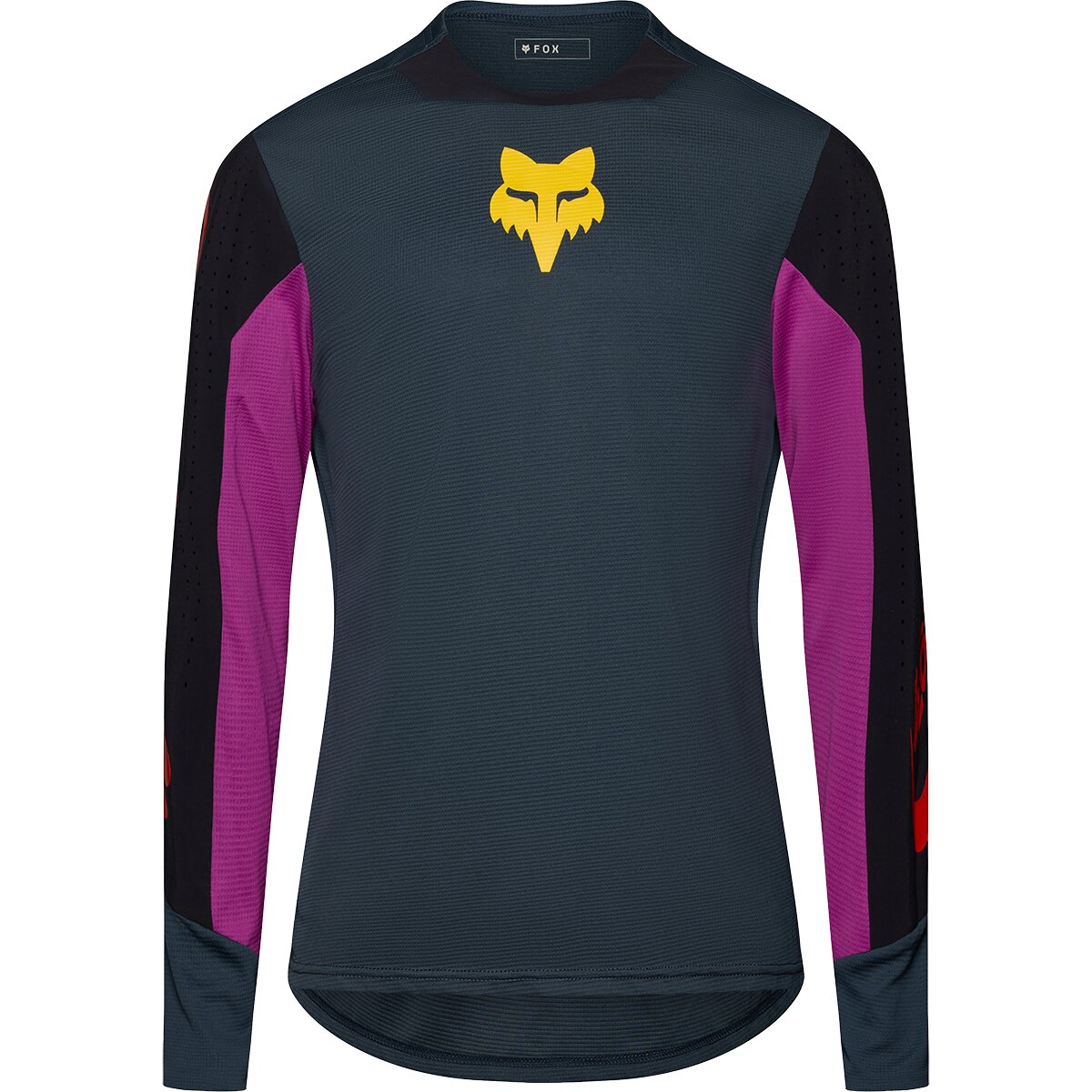 Image of Fox Racing Defend Long-Sleeve Jersey - Men's Galaxy Blue Creation, M