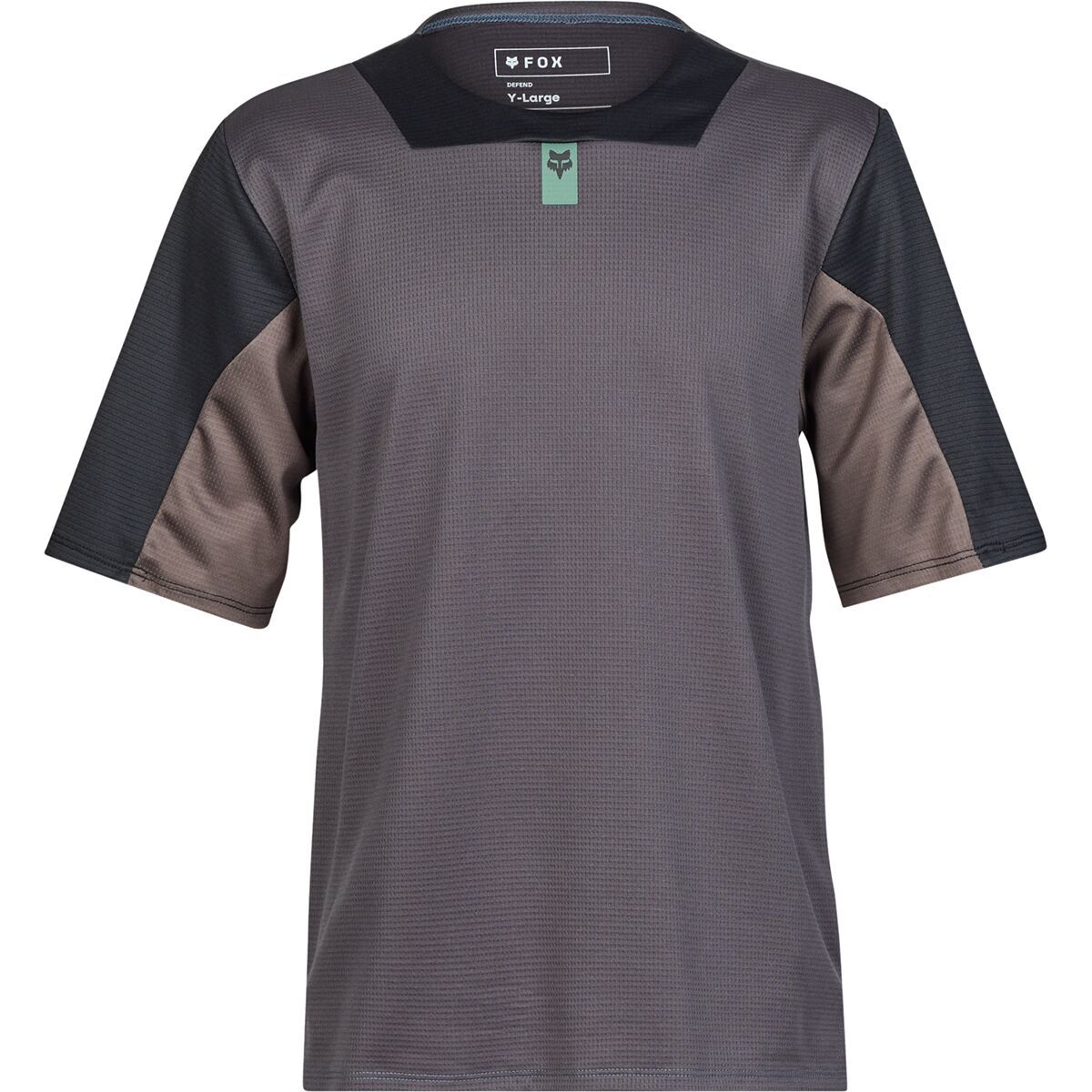 Fox Racing Defend Short-Sleeve Jersey - Kids' Graphite, XL