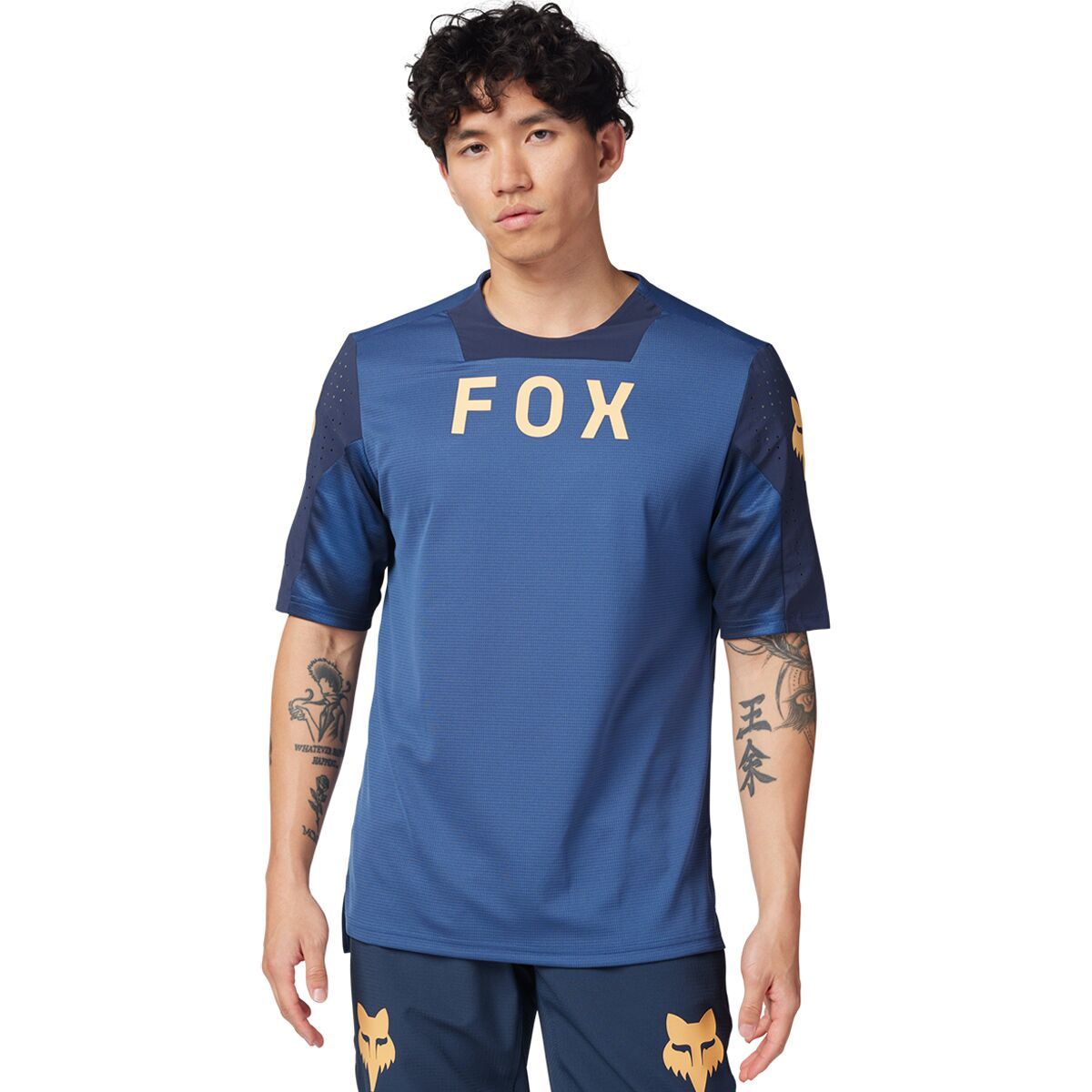 Fox Racing Defend Short-Sleeve Jersey - Men's Indigo Taunt, XXL