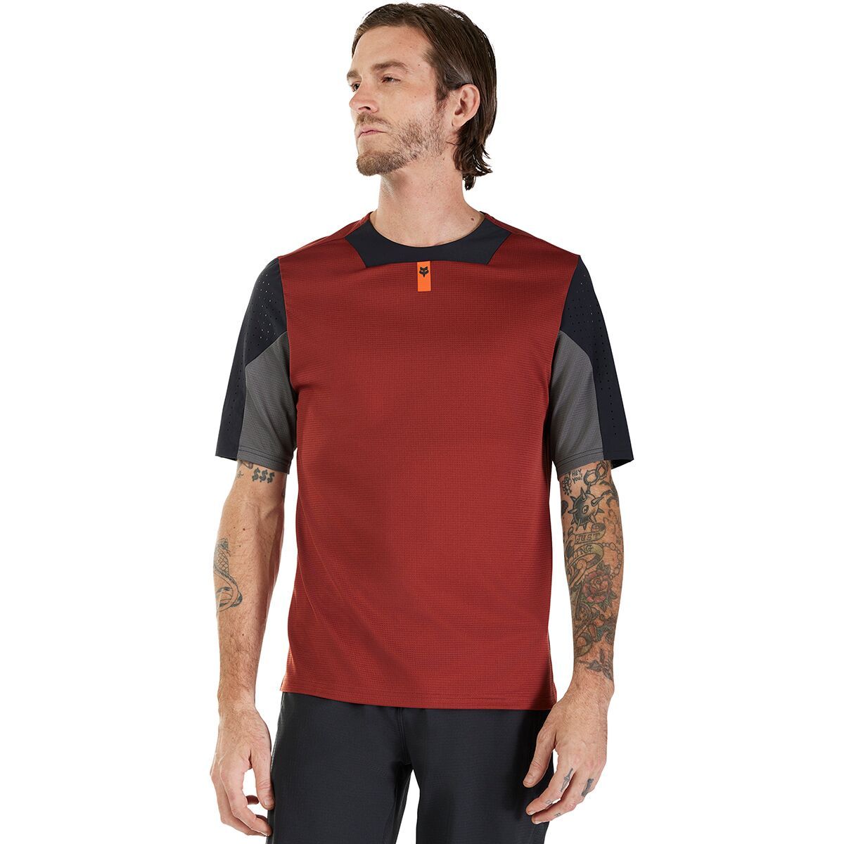 Image of Fox Racing Defend Short-Sleeve Jersey - Men's Rust, M