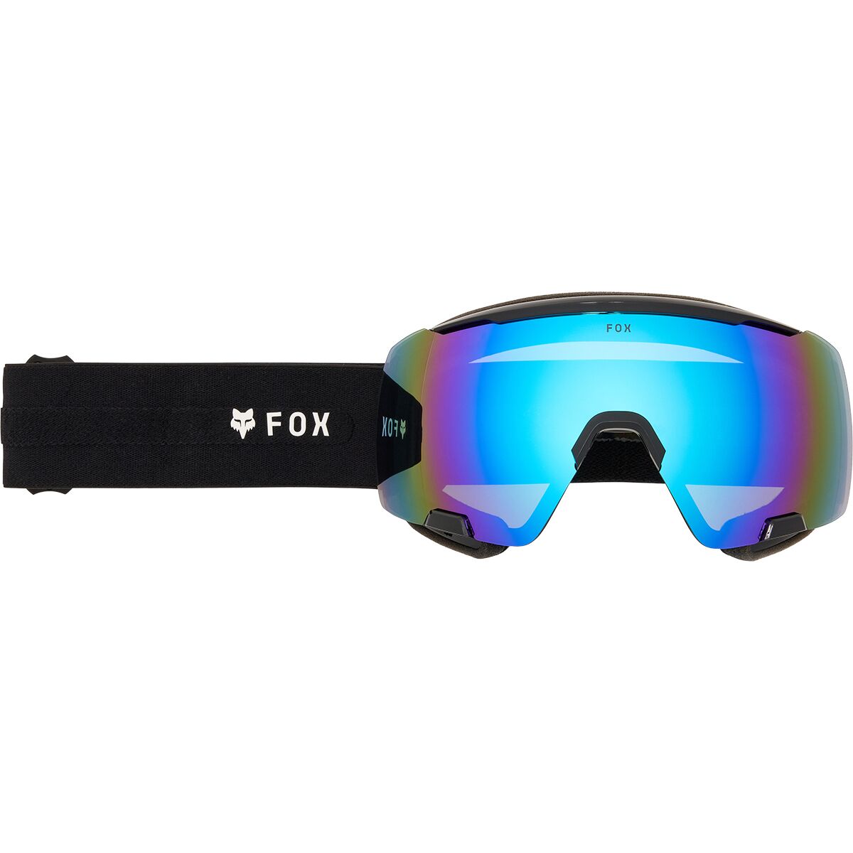 Image of Fox Racing Purevue Bike Goggles Black/Blue Mirror, One Size