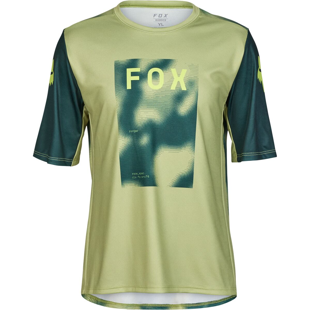 Fox Racing Fox Racing Ranger Tru Dri Short-Sleeve Jersey - Kids' Pale Green Taunt, XL