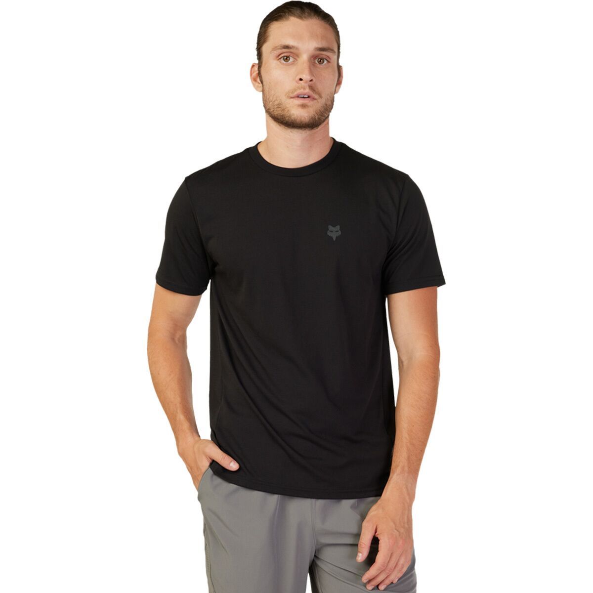 Fox Racing Forums Short-Sleeve Tech T-Shirt - Men's Black, XL