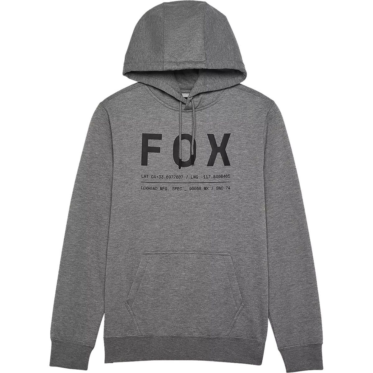 Image of Fox Racing Non Stop Fleece Po - Men's Heather Graphite, XL