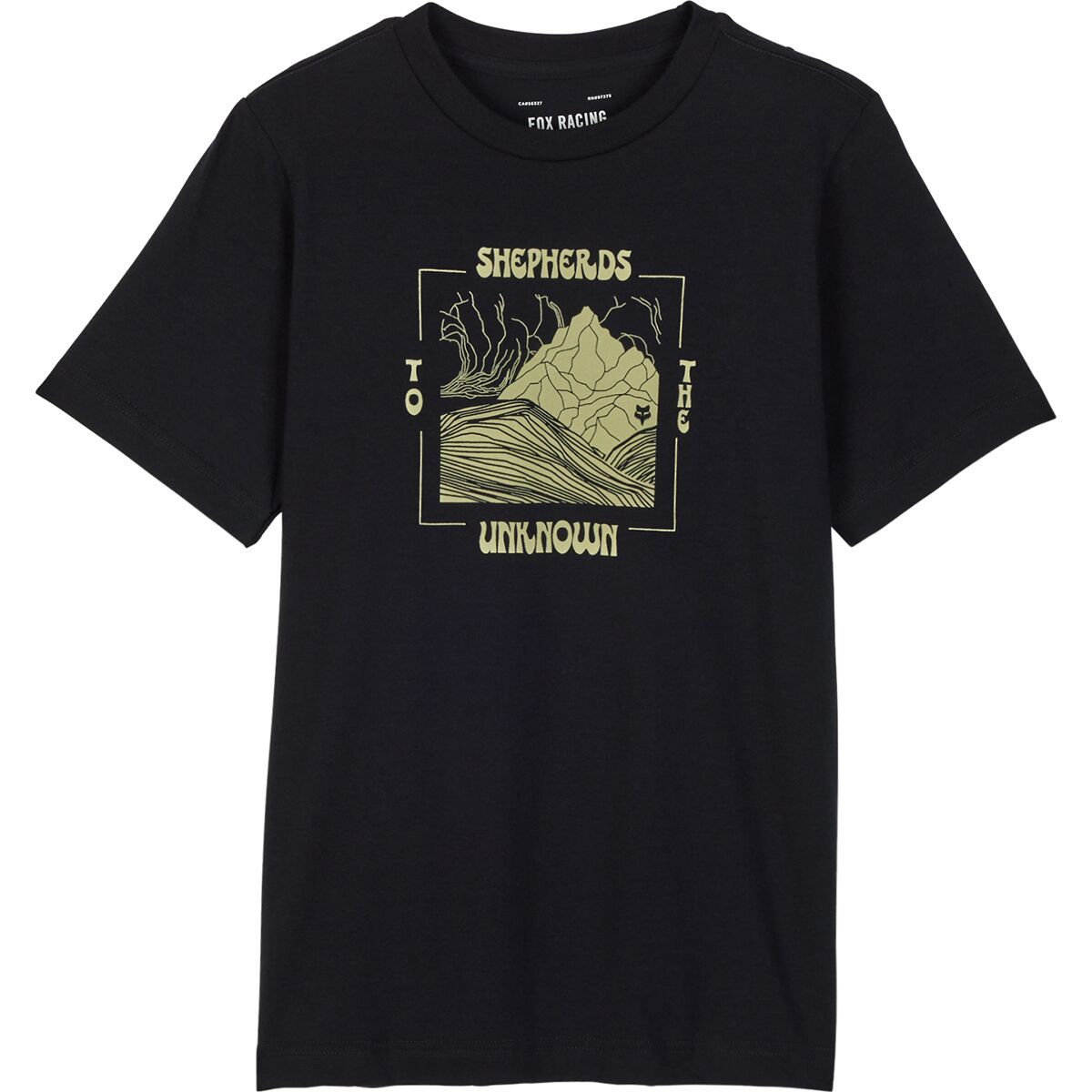 Fox Racing Shepherds Prem Short-Sleeve T-Shirt - Kids' Black, L