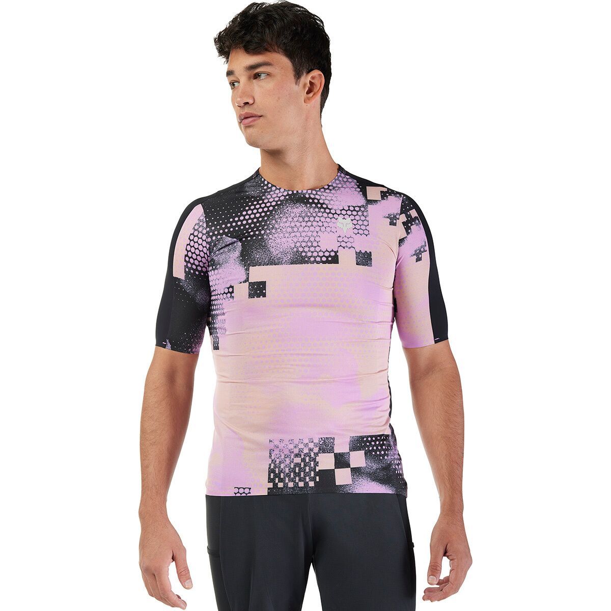 Image of Fox Racing Flexair Ascent Short-Sleeve Jersey - Men's Pulse Dusty Rose, M