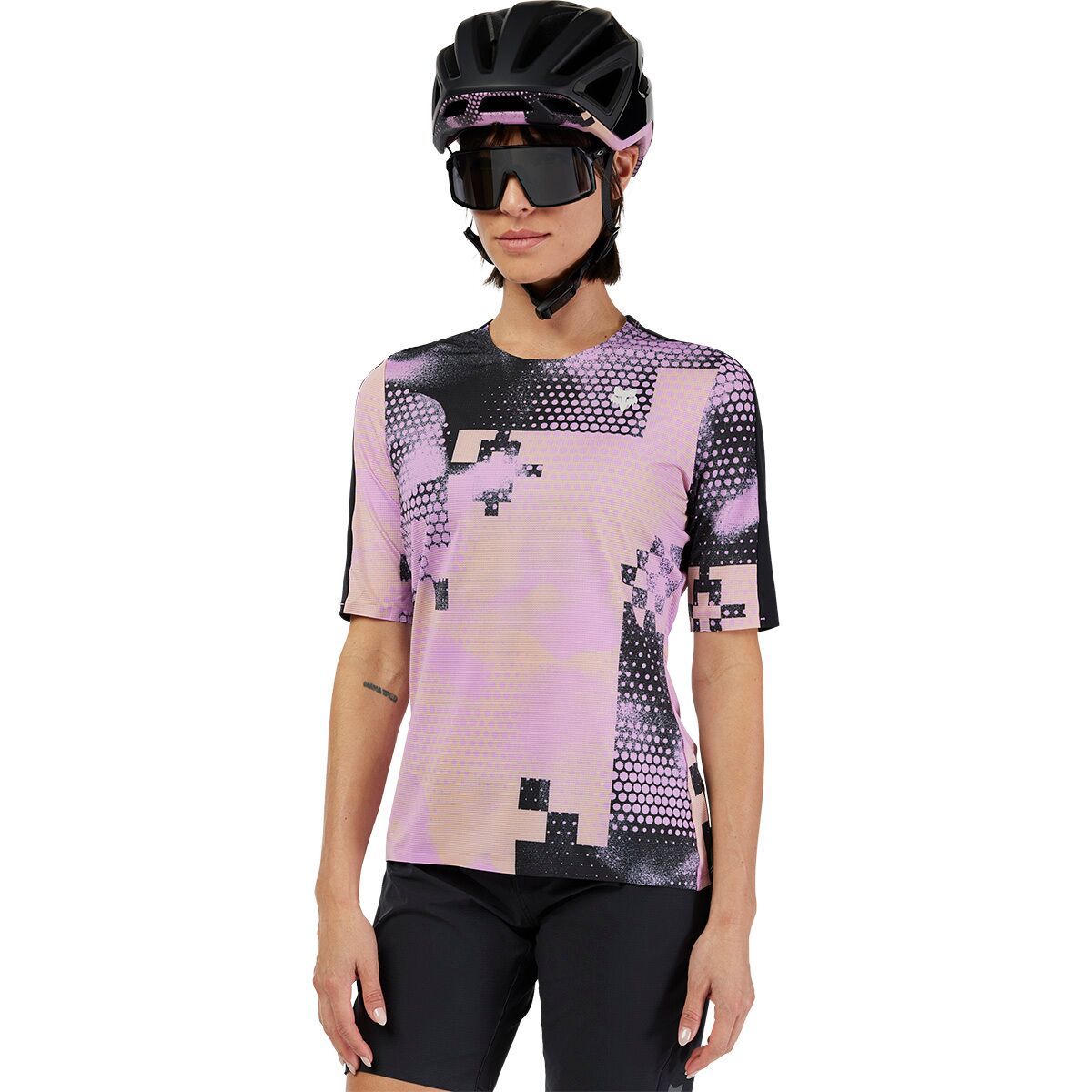 Fox Racing Flexair Ascent Short-Sleeve Jersey - Women's Pulse Dusty Rose, XS