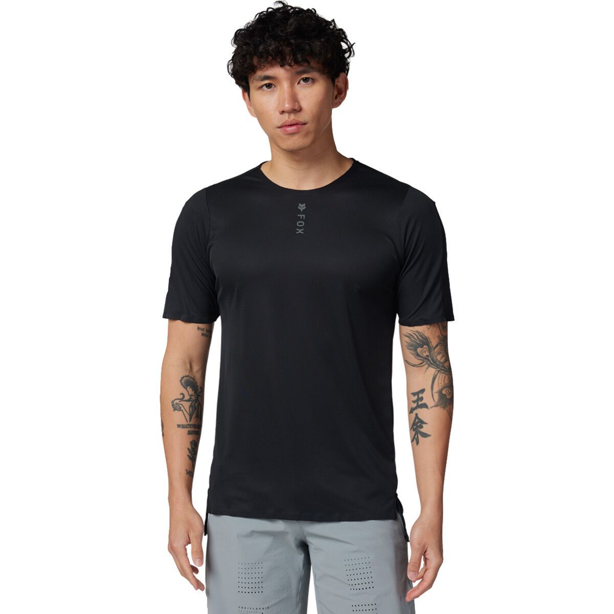 Image of Fox Racing Flexair Pro Short-Sleeve Jersey - Men's Black, M
