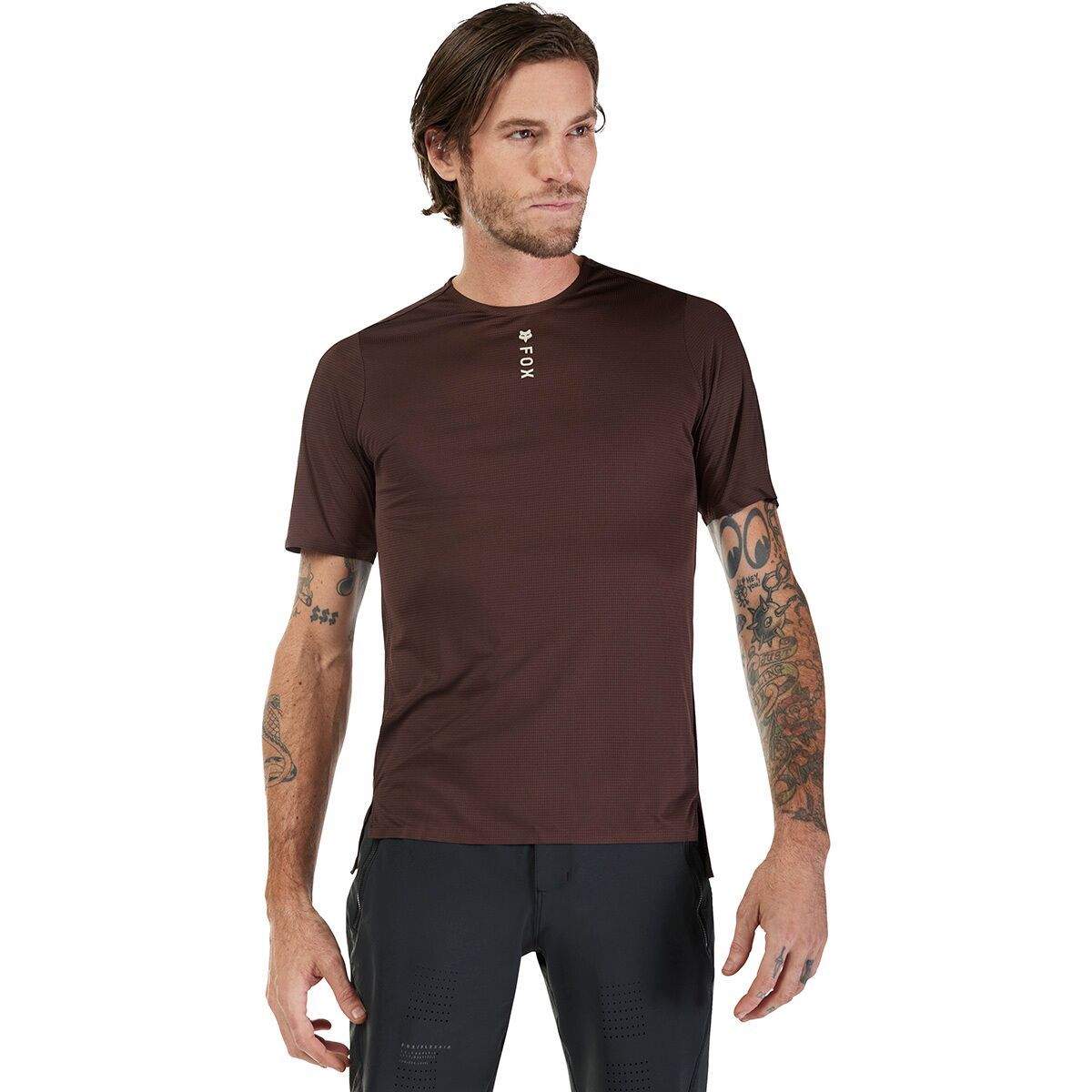 Image of Fox Racing Flexair Pro Short-Sleeve Jersey - Men's Cocoa, XXL