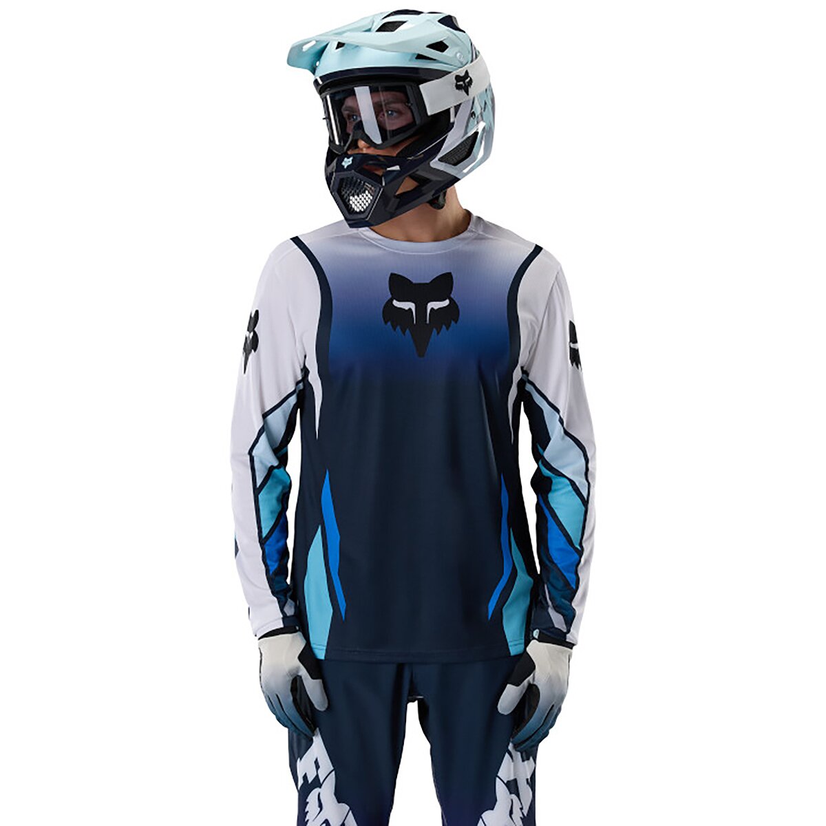 Image of Fox Racing Ranger Long-Sleeve Jersey - Men's Midnight Foundry, XL