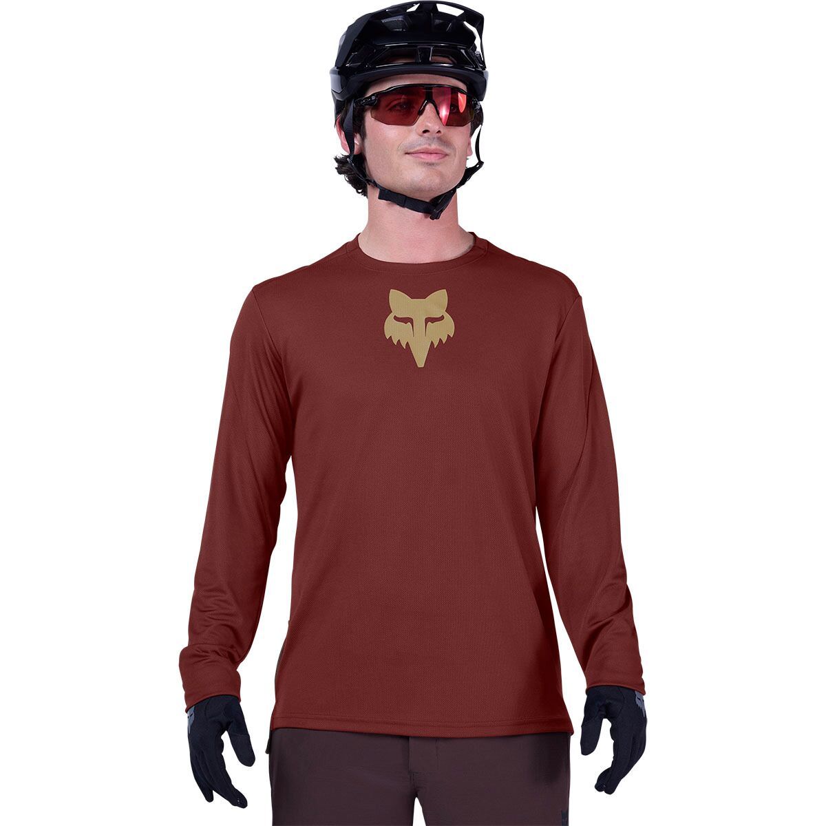 Image of Fox Racing Ranger Long-Sleeve Jersey - Men's Rust, S