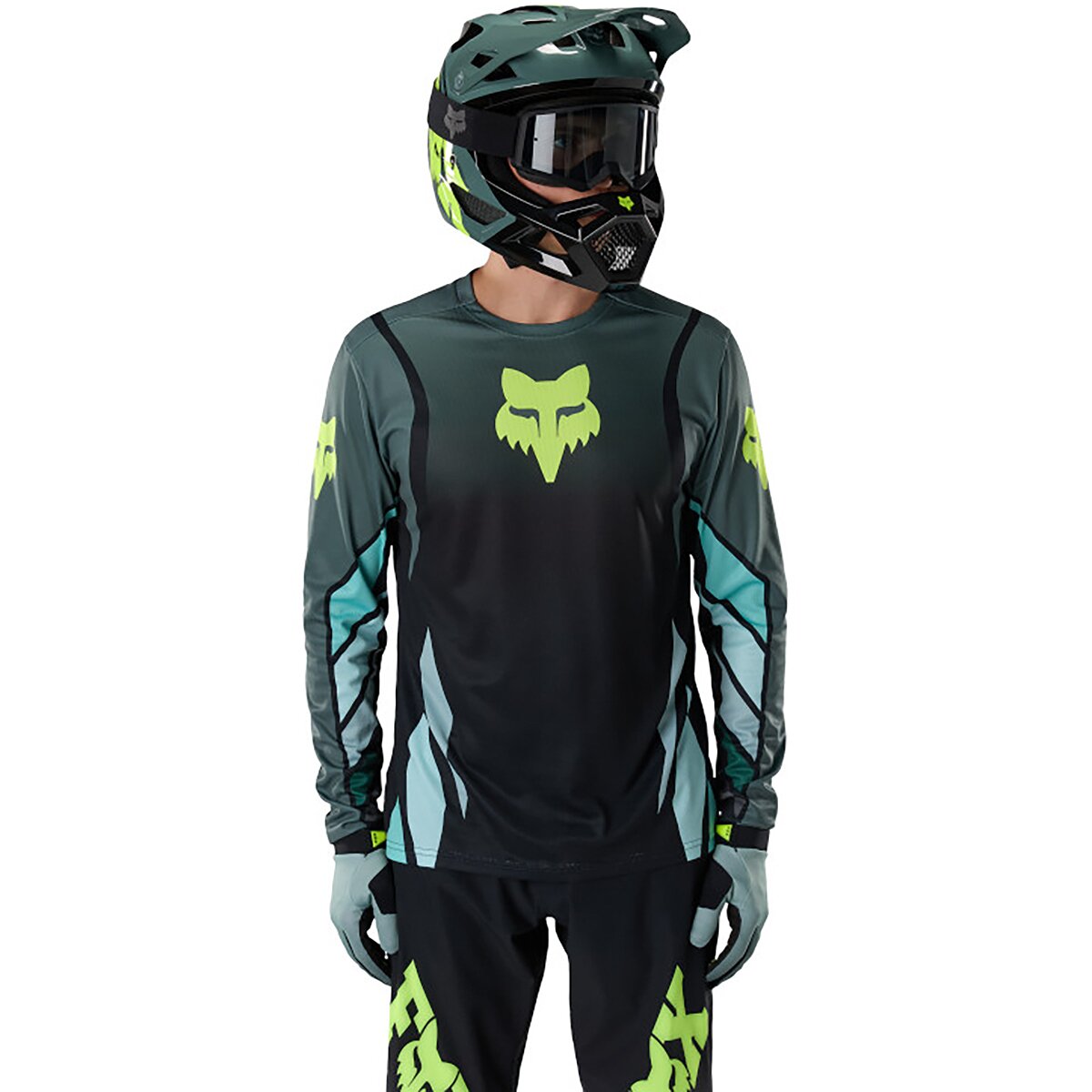 Image of Fox Racing Ranger Long-Sleeve Jersey - Men's Sage Foundry, XL