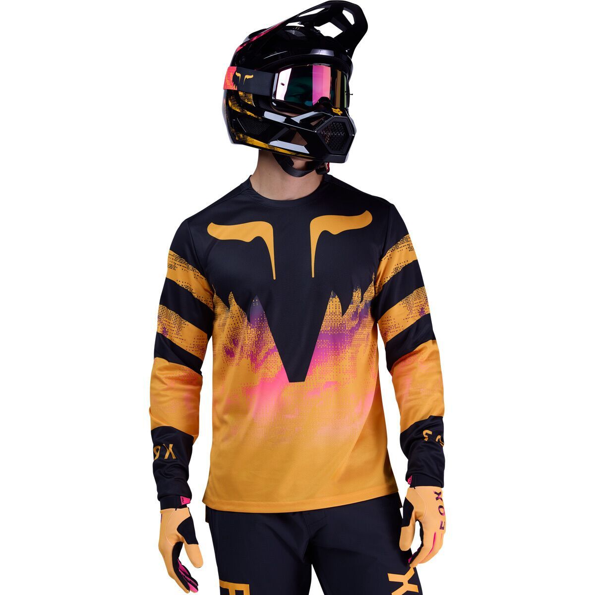Image of Fox Racing Ranger Long-Sleeve Jersey - Men's Tangerine, L