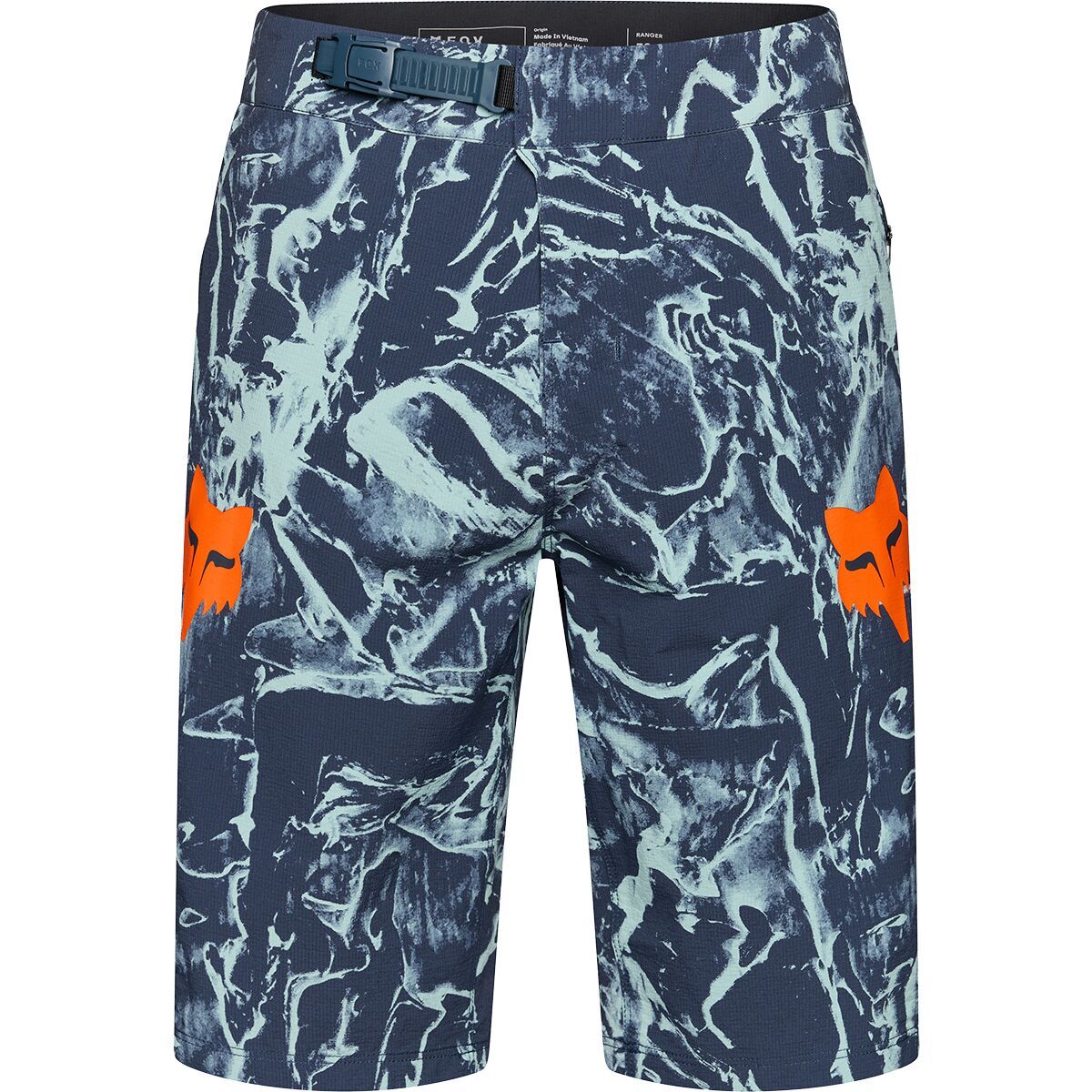 Image of Fox Racing Ranger Short - Men's Arctic Blue Image Print, 30