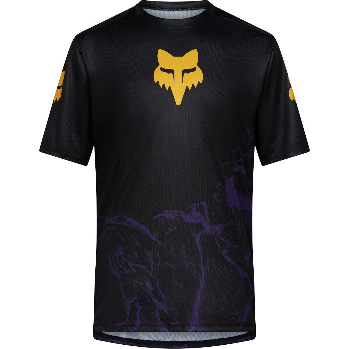 Image of Fox Racing Ranger Short-Sleeve Jersey - Men's Plum Image Print, L
