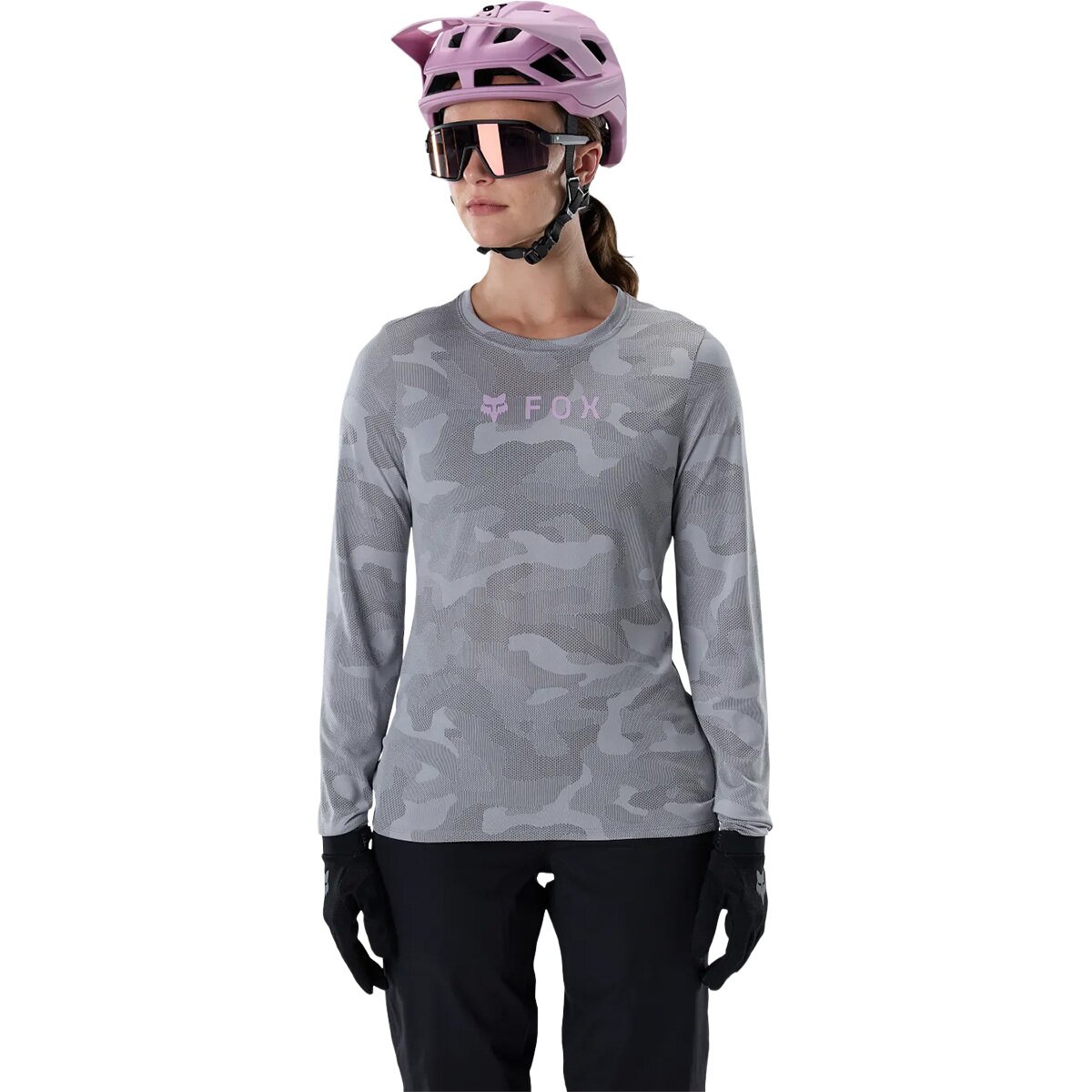 Image of Fox Racing Ranger Tru Dri Long-Sleeve Jersey - Women's Pewter, XS