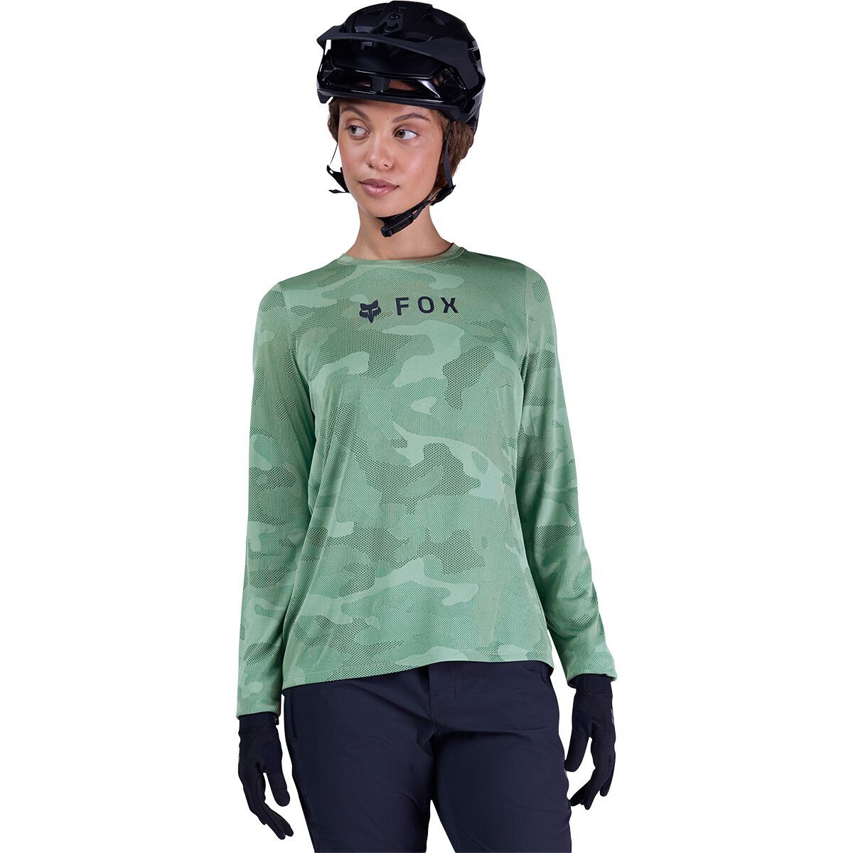 Image of Fox Racing Ranger Tru Dri Long-Sleeve Jersey - Women's Pine, S