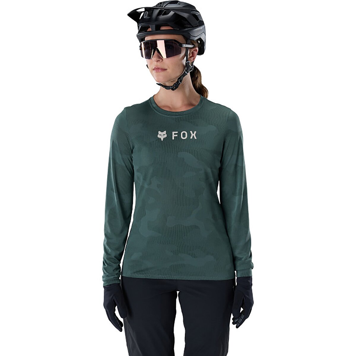 Image of Fox Racing Ranger Tru Dri Long-Sleeve Jersey - Women's Sage, XS