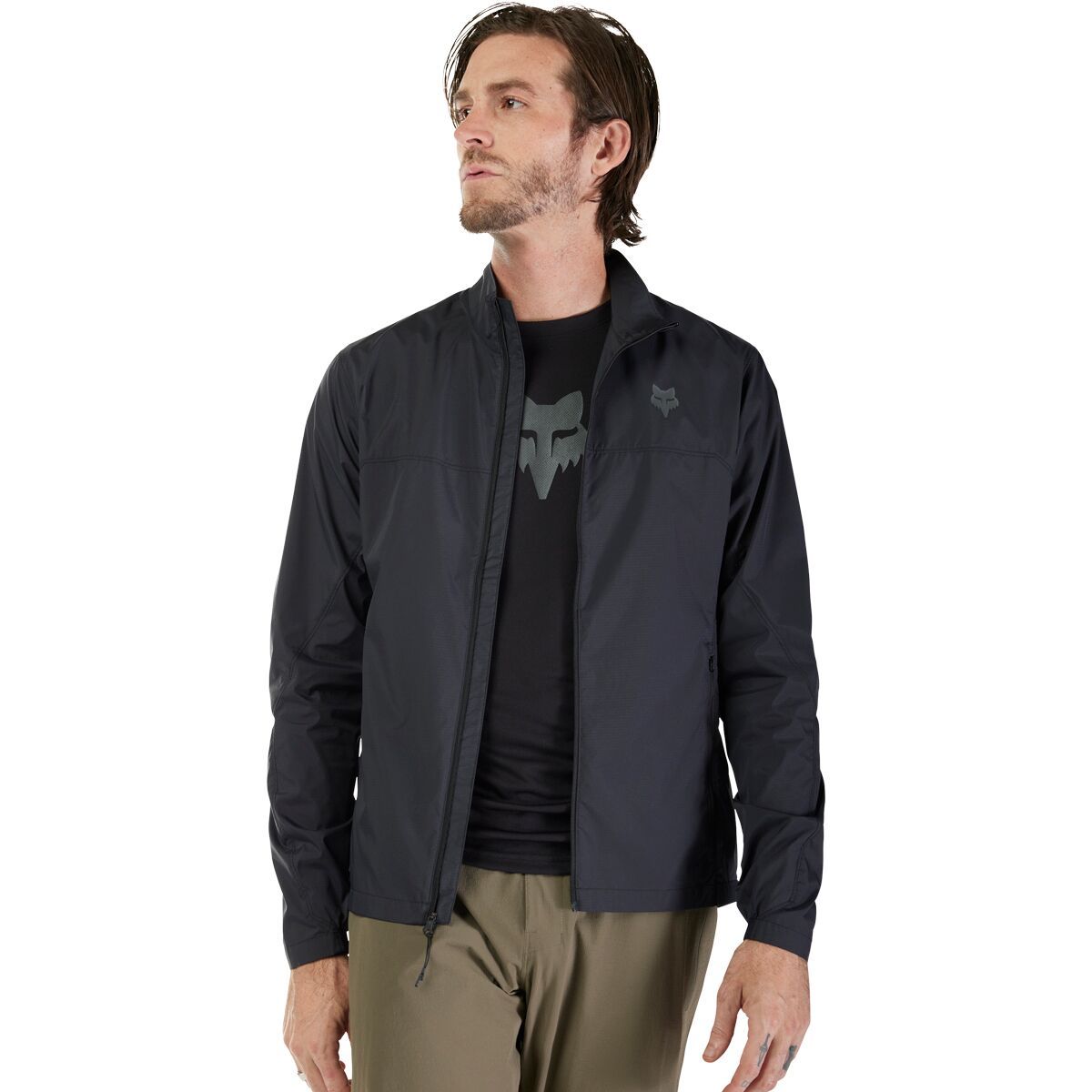 Image of Fox Racing Ranger Wind Jacket - Men's Black, L