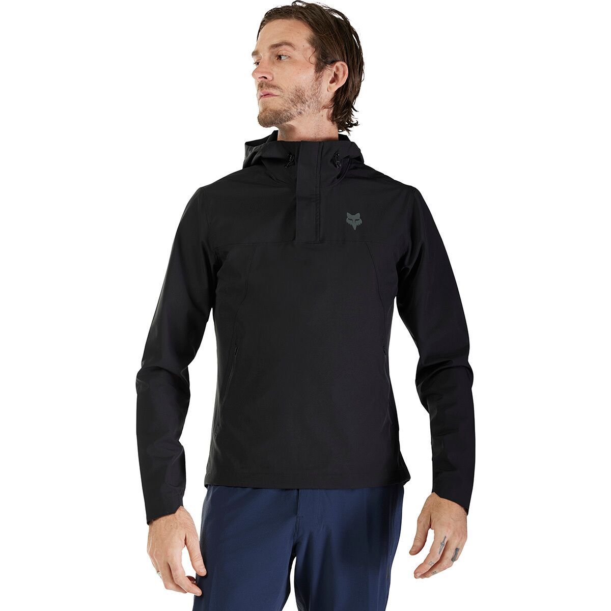 Image of Fox Racing Ranger Wind Pullover - Men's Black, M
